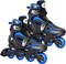 High Bounce Inline Skates for Girls and Boys, Roller Skates with Gel Wheels Adjustable Sizing for Adults and Kids, Inline Skates for Adult Female, Male, Lightweight Roller Skates